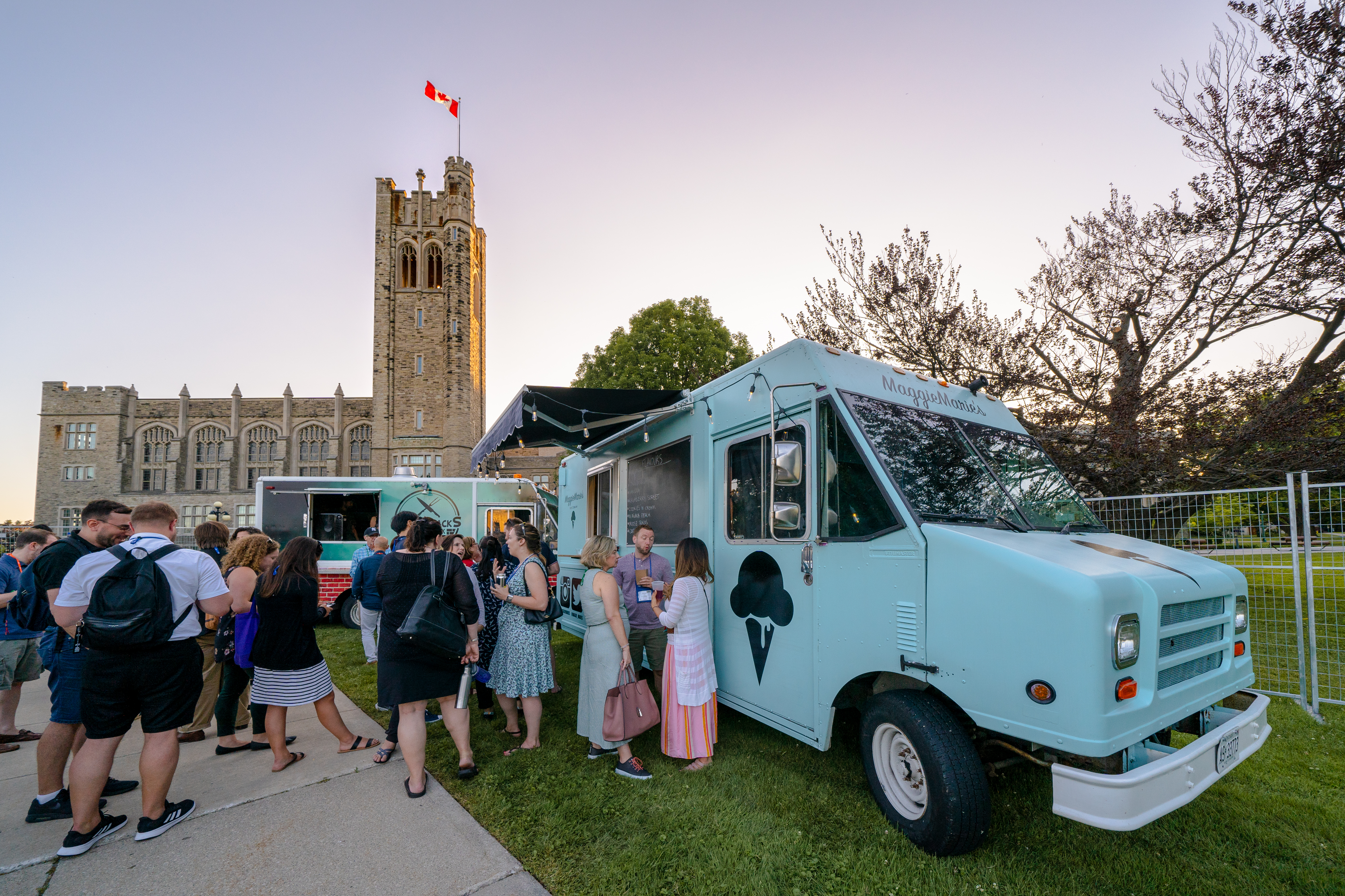 Food trucks on UC Hill