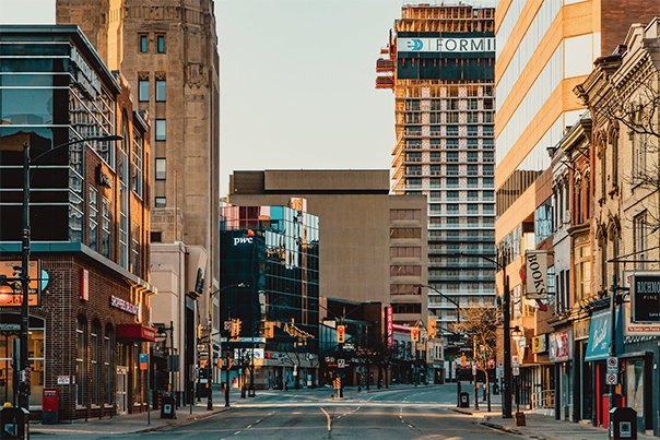 Street in downtown London